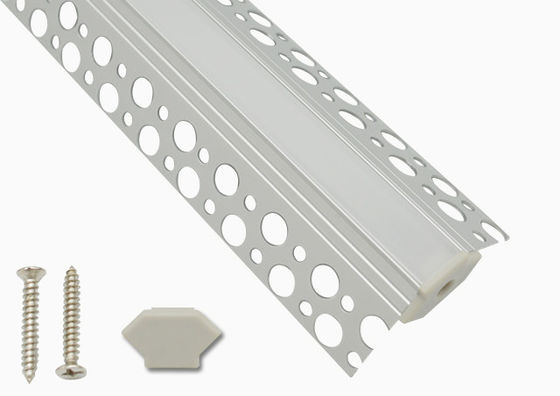 In een nis gezet Aluminium LEIDEN Profiel voor Geleide Stroken die met de Lenteklem aansteken