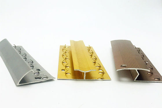 Van het de Decoratiealuminium van het hoteltapijt van de het Tapijtversiering van het de Vloertapijt de Overgangsstroken