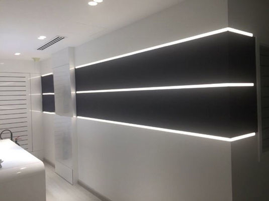 Opgepoetste 2m Aluminium LEIDENE Profielen voor het Kabinet van het Meubilairglas