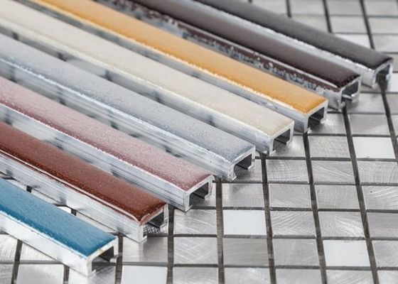 De Rand van de de Keramische tegelhoek van het aluminiumprofiel het Eindigen de Douane van de Versieringsfabriek