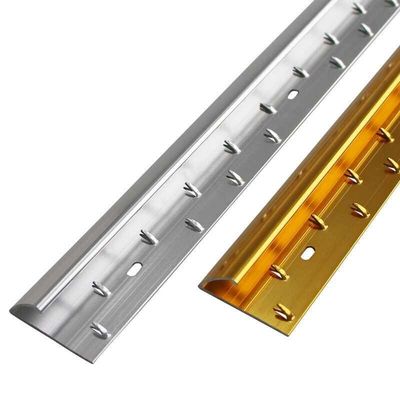 De Versiering van de het Tapijtrand van het aluminiummetaal 10mm de Deurdrempel van de Overgangsstrook