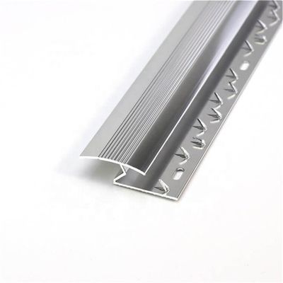 De zilveren Versiering van het het Aluminiumtapijt van de Aluminiumz Sectie 15mm Rand van de Tapijtversiering
