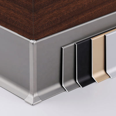 Van de de Raadsvinger van het vloer Decoratieve Aluminium Begrenzende Gezamenlijke de Plintentoebehoren