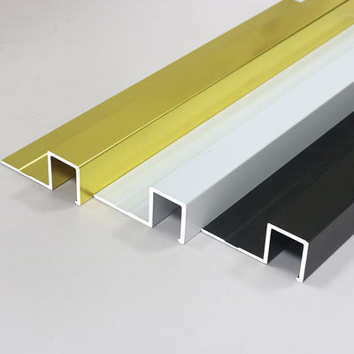 12mm Decoratieve de Muurkeramische tegel van het Metaalprofiel buiten de Versiering van de het Aluminiumtegel van de Hoekrand