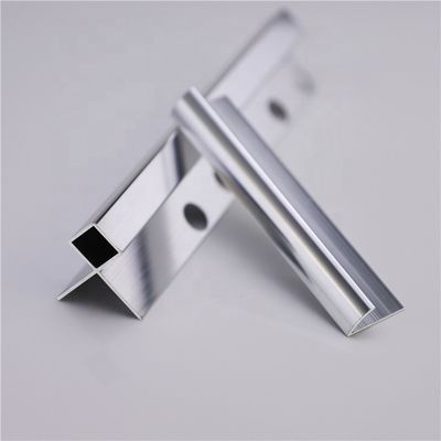 Opgepoetste 8mm Geborstelde Chrome-Tegelversiering ISO9001