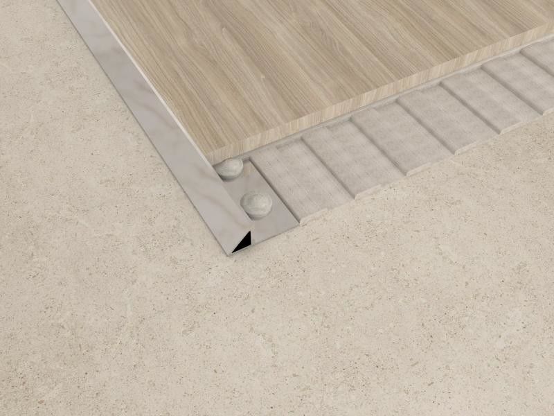 Het decoratieve Goud borstelde 304 van de de Strookmuur van de Roestvrij staalovergang de Versiering van het de Tegelprofiel