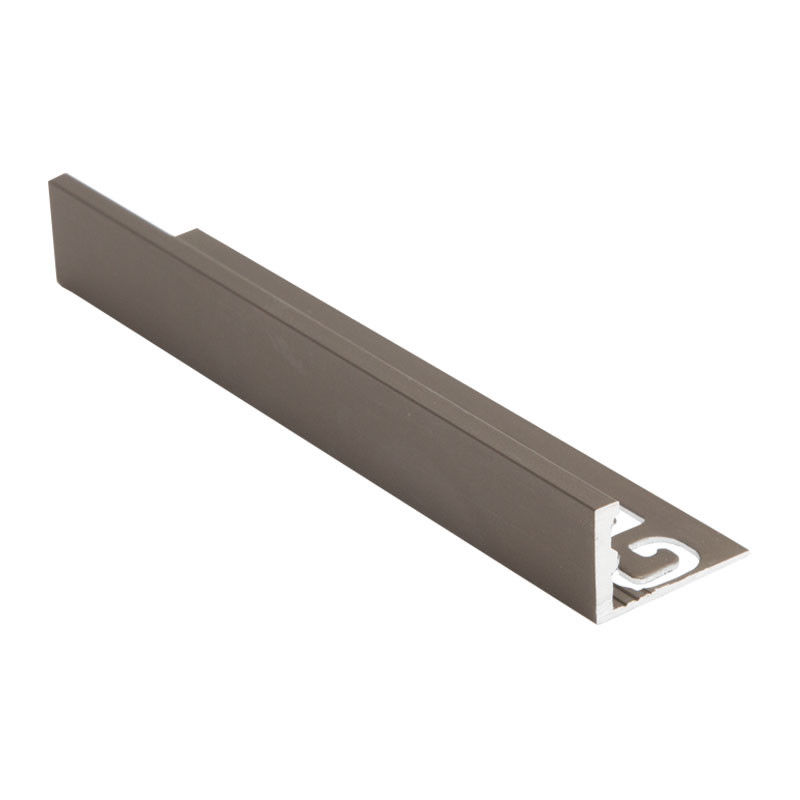 Versiering van de de Randtegel van Chrome de Vierkante 10mm decoratief huis van de Aluminium L-vormig Versiering