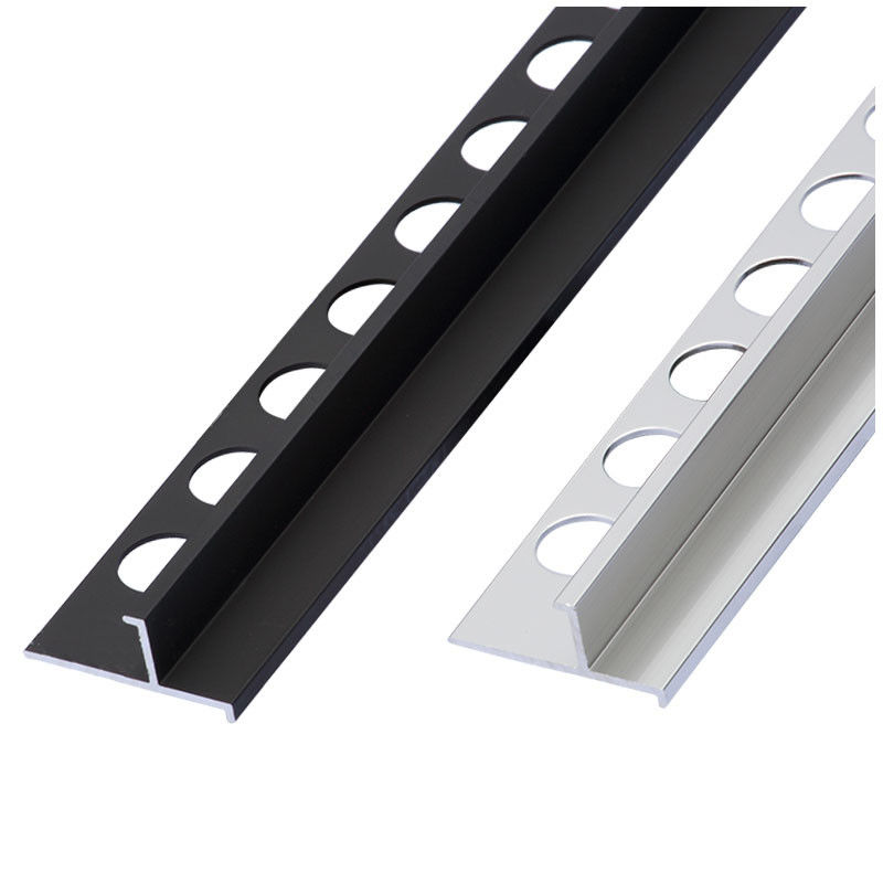 Versiering van de de Randtegel van Chrome de Vierkante 10mm decoratief huis van de Aluminium L-vormig Versiering