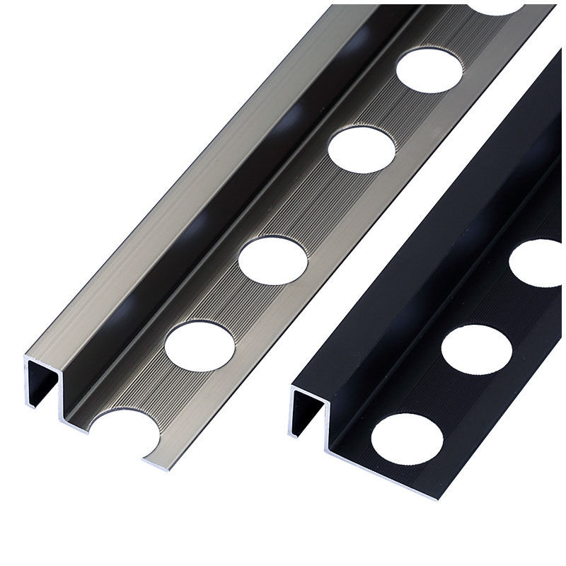 Versiering van de de Randtegel van het aluminiumprofiel de Vierkante voor van het de Heldenmetaal van de Badkamersvloer de Hoekversiering