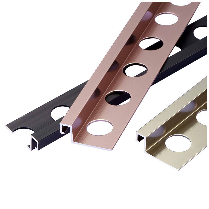 De Versieringen van de tegelrand van van de de Uitdrijvings Rechte Rand van de Aluminiumlegering de Tegelversiering die worden gemaakt