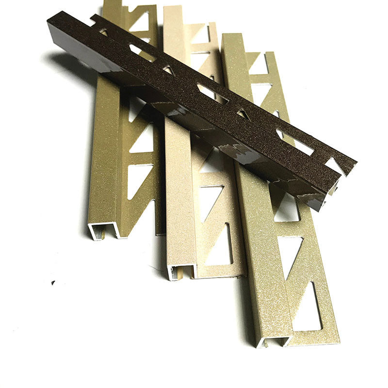 De Versieringen van de tegelrand van van de de Uitdrijvings Rechte Rand van de Aluminiumlegering de Tegelversiering die worden gemaakt