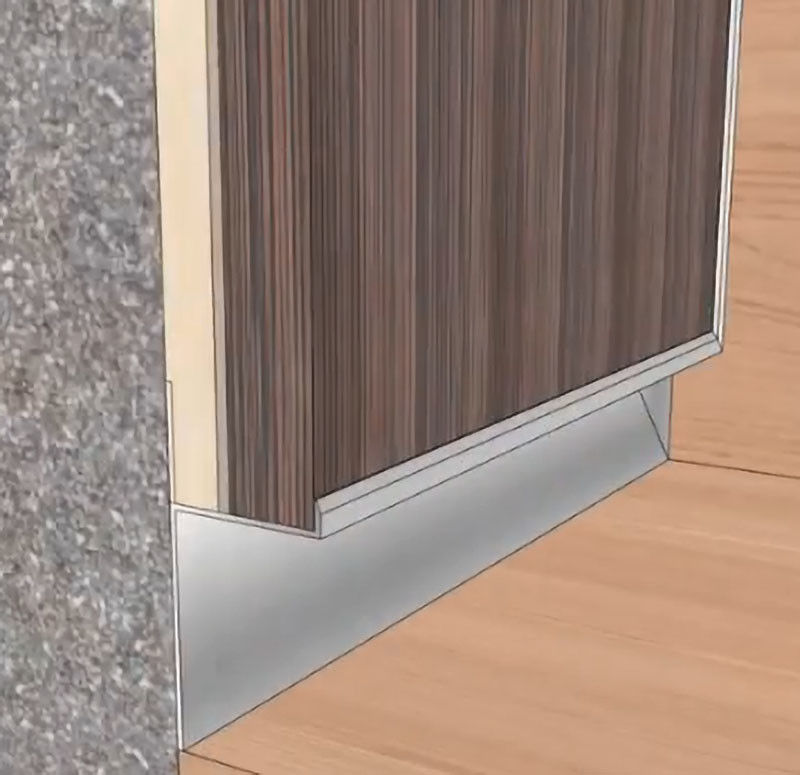 Betegelt het het anodiseren Opgepoetste Aluminiumprofiel voor Muur het In orde maken Douane