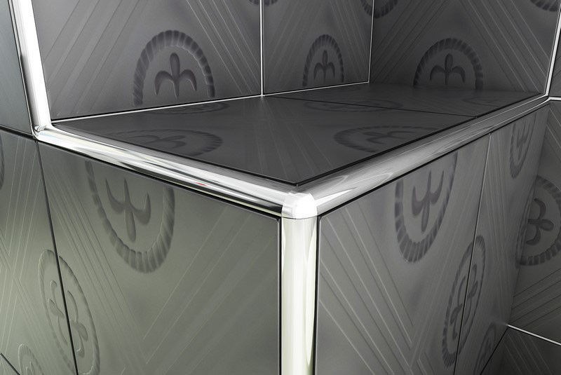 Van het de Versieringsmetaal van de aluminiumtegel van de het Aluminiumuitdrijving van de het Profieltegel In orde makende de Randstroken