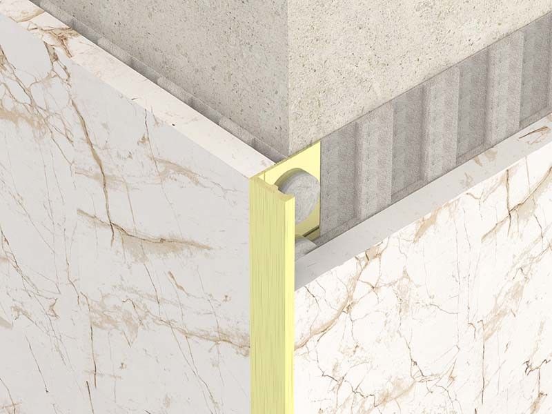 de 1.8m Geborstelde van het de Versieringsmetaal van de Roestvrij staalhoek Versiering van de de Grensrand van Bullnose