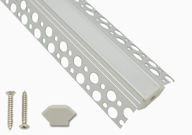 In een nis gezet Aluminium LEIDEN Profiel voor Geleide Stroken die met de Lenteklem aansteken
