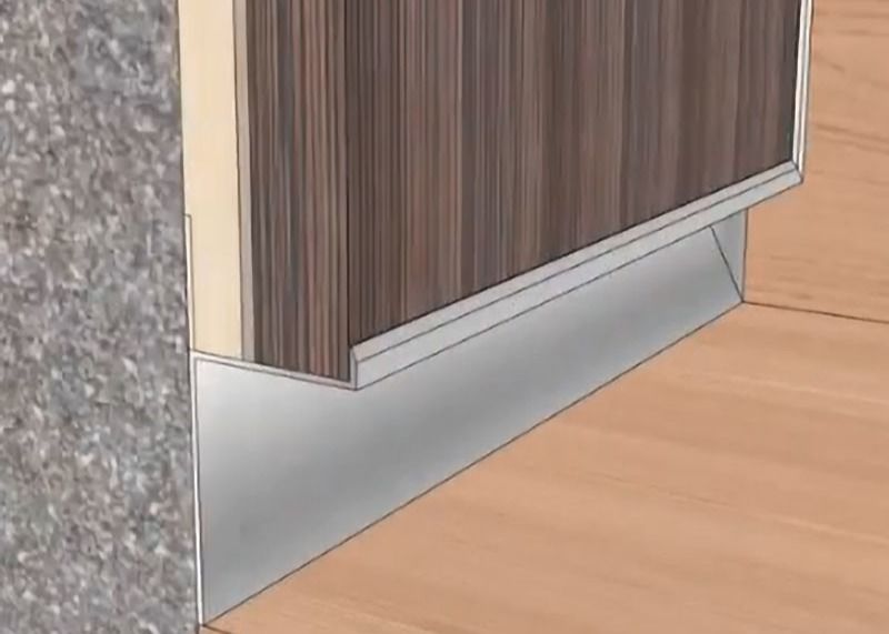 Decoratieve Muur Waterdichte Begrenzende Raad Opgepoetste Bunnings
