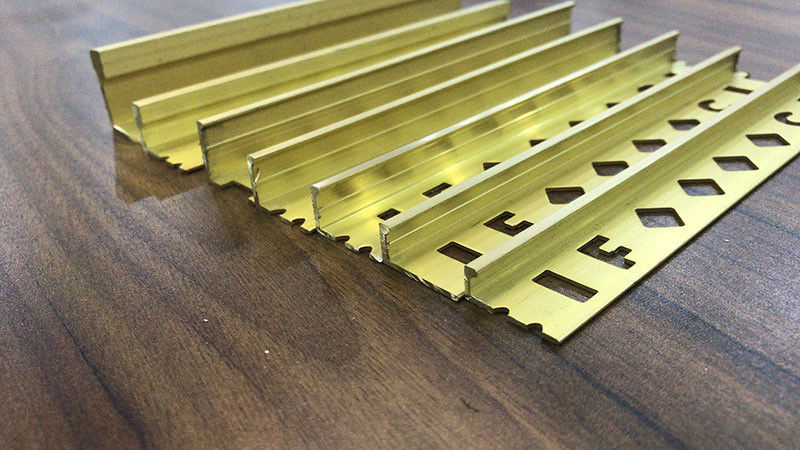 Decoratieve Messingsstrook 3mm de Moderne Versiering van de de Vloertegel van de Binnenhuisarchitectuurstemming