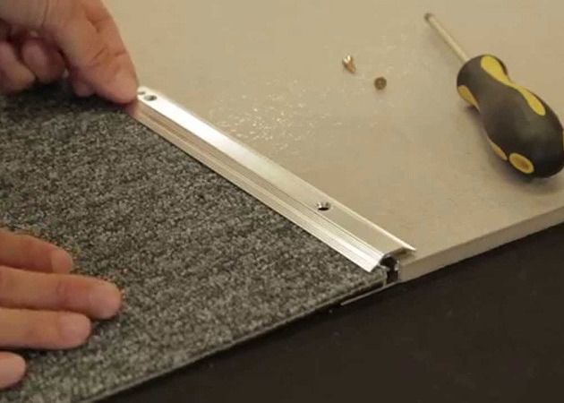Van het de Decoratiealuminium van het hoteltapijt van de het Tapijtversiering van het de Vloertapijt de Overgangsstroken