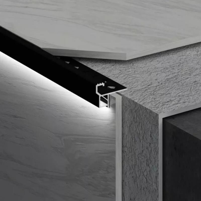 Van het de Uitdrijvingsprofiel van de aluminiumlegering van de de Tegelhoek de Stroken van de de Randversiering