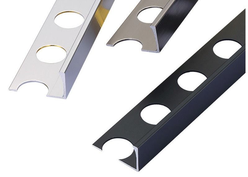 Decoratieve Metaal Binnenlandse Plint voor de Lijn Begrenzende Raad van de Aluminiumdekking voor Tegelversiering