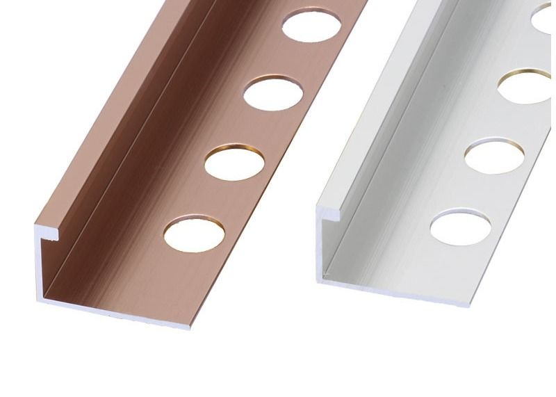 TUV de Overgangsstrook 20mm van het Elektroforesealuminium aan het Hout van de Garderobe