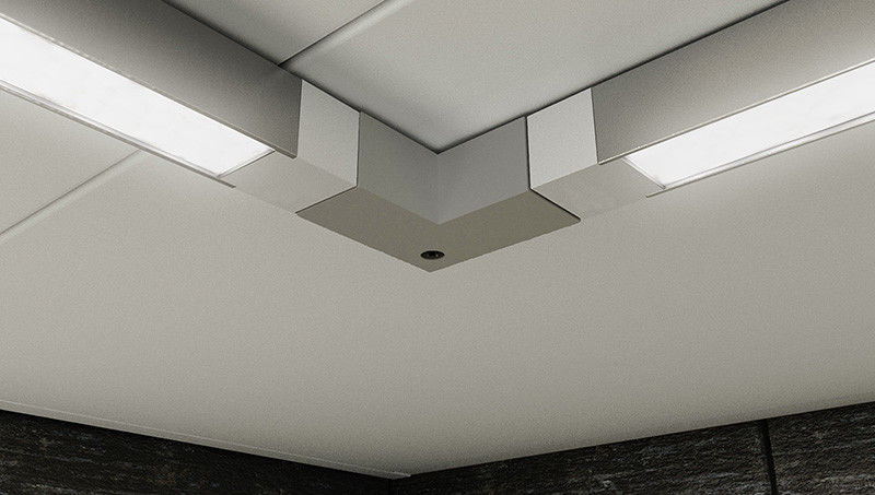 10mm Aluminium de LEIDENE Profielen voor Strook steekt Binnenlandse Verlichting met Berijpte Dekking aan