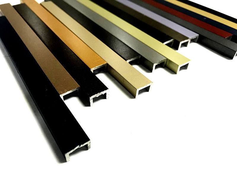 Van de de Tegelversiering van het aluminiumprofiel van het het Metaalprofiel van het de Randaluminium Ceramische de Tegelversiering
