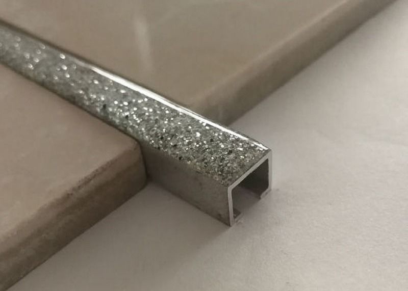 Van de de Tegelversiering van het aluminiumprofiel van het het Metaalprofiel van het de Randaluminium Ceramische de Tegelversiering