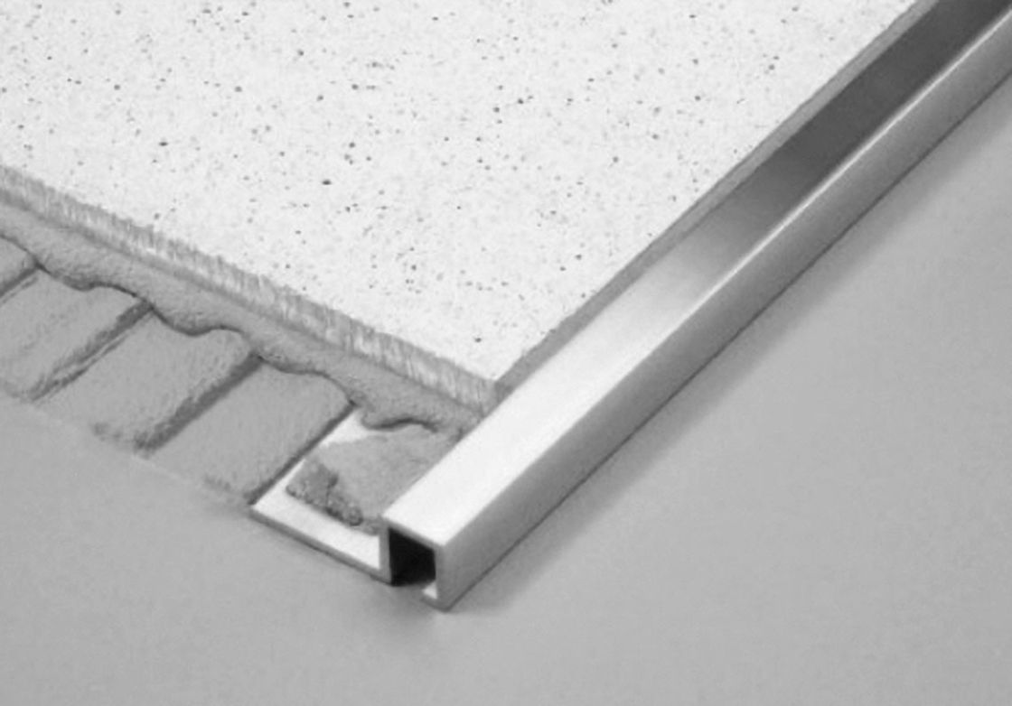 Van de de Hoekrand van de aluminiumtegel van de Hoektegels de Ceramische van het het Aluminiumprofiel Decoratie van de de Keramische tegelversiering