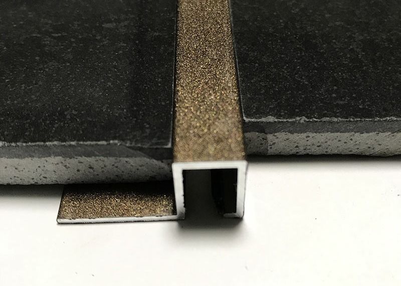 Van de de Hoekrand van de aluminiumtegel van de Hoektegels de Ceramische van het het Aluminiumprofiel Decoratie van de de Keramische tegelversiering