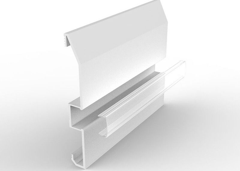 Het elektroforesealuminium leidde Profielen Begrenzend Raad Geleide Strook Geleide Plint