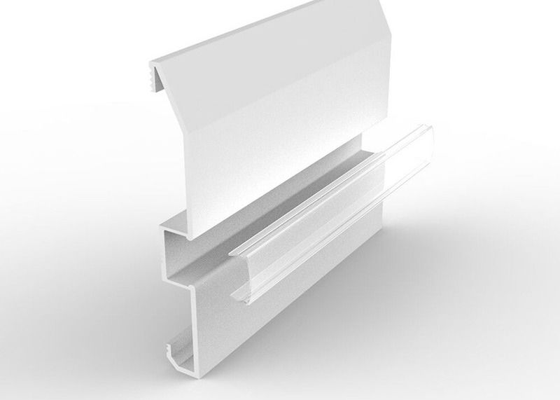 Van het LEIDENE van het elektroforesealuminium Begrenzende Raad 80mm Profielenaluminium