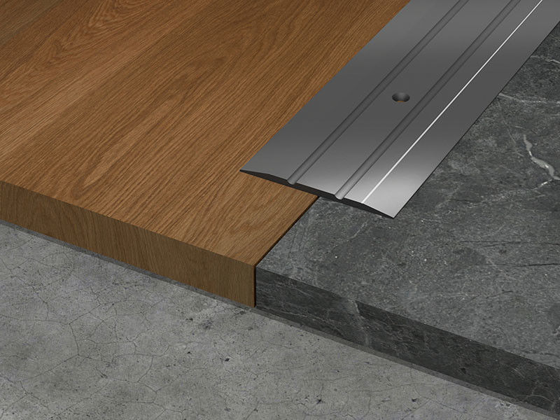 Van het de Strook Dunne Aluminium van de vloerovergang Strook 2mm Geanodiseerde Aluminiumstrook