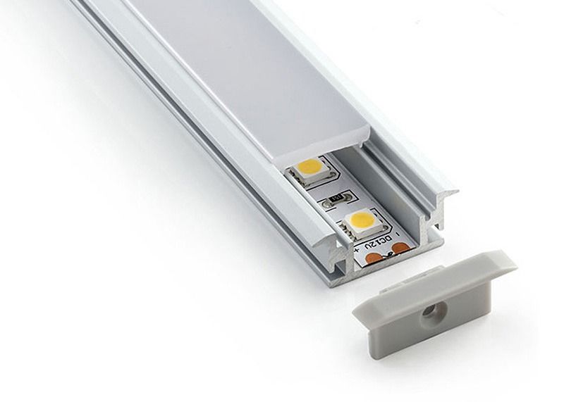 Het Profiel van het elektroforesealuminium voor Geleide Strook 1.8m