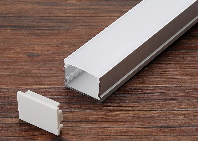 Het Aluminium LEIDENE van de elektroforesealuminium Uitgedreven Heatsink Geleide Strook Profielen