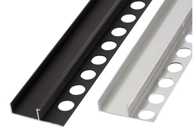 Gemakkelijk installeer Geleide Bar Begrenzende Raad Geleide Strook 100mm Aluminium die Bunnings begrenzen