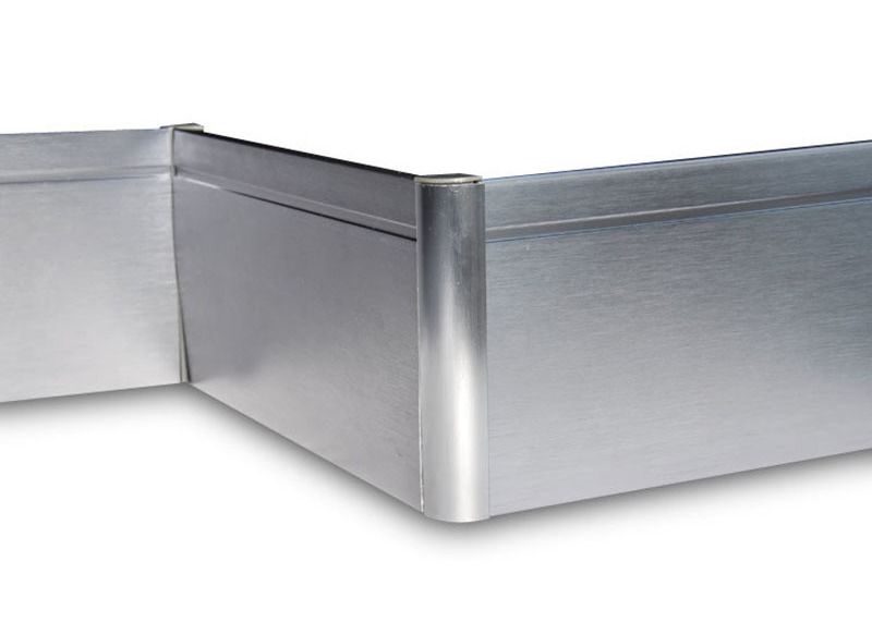 Geanodiseerde van de de Plint Begrenzende Raad van de Aluminium Begrenzende Raad de Lijnradiator