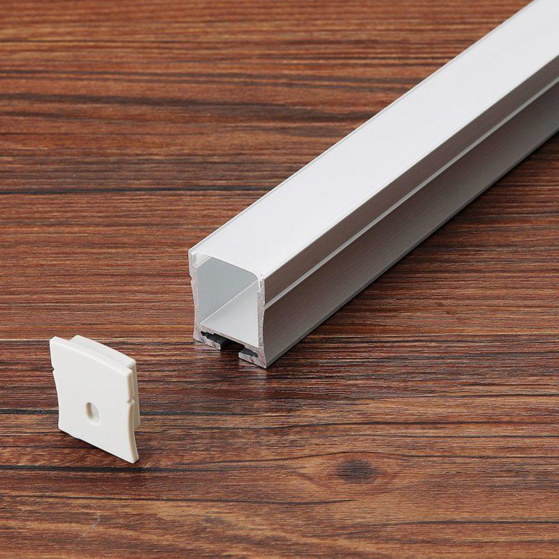 Uitgedreven Opgepoetste Industriële LEIDENE van het Uitdrijvingenaluminium Profielen 1.8m