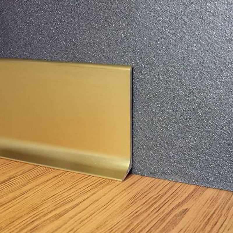 Zelfklevend Aluminium het Begrenzen Profiel 60mm de Gebogen Begrenzende Raad van Metaalcoved
