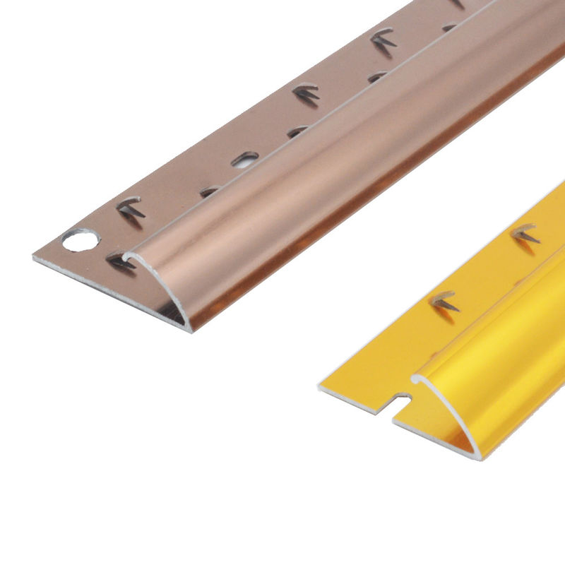 Tegel van de de Randversiering van het aluminiummetaal de Ceramische aan Stroken 20mm van de Tapijtovergang