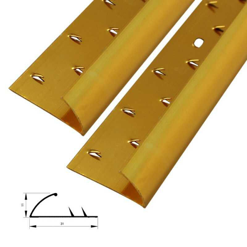 De Versiering van de het Tapijtrand van het aluminiummetaal 10mm de Deurdrempel van de Overgangsstrook