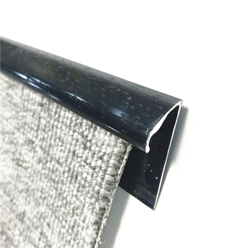 Van de de Tegelovergang van Chrome van tapijttoebehoren Zilveren van het de Strookaluminium het Tapijtversiering 2.5cm