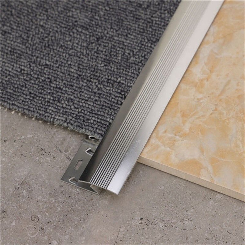 De zilveren Versiering van het het Aluminiumtapijt van de Aluminiumz Sectie 15mm Rand van de Tapijtversiering