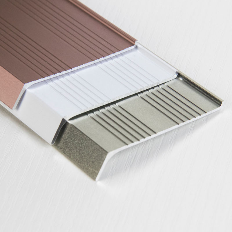 Zelfklevende van de de Muurbescherming van de Aluminium Begrenzende Raad de Keukenkastplint
