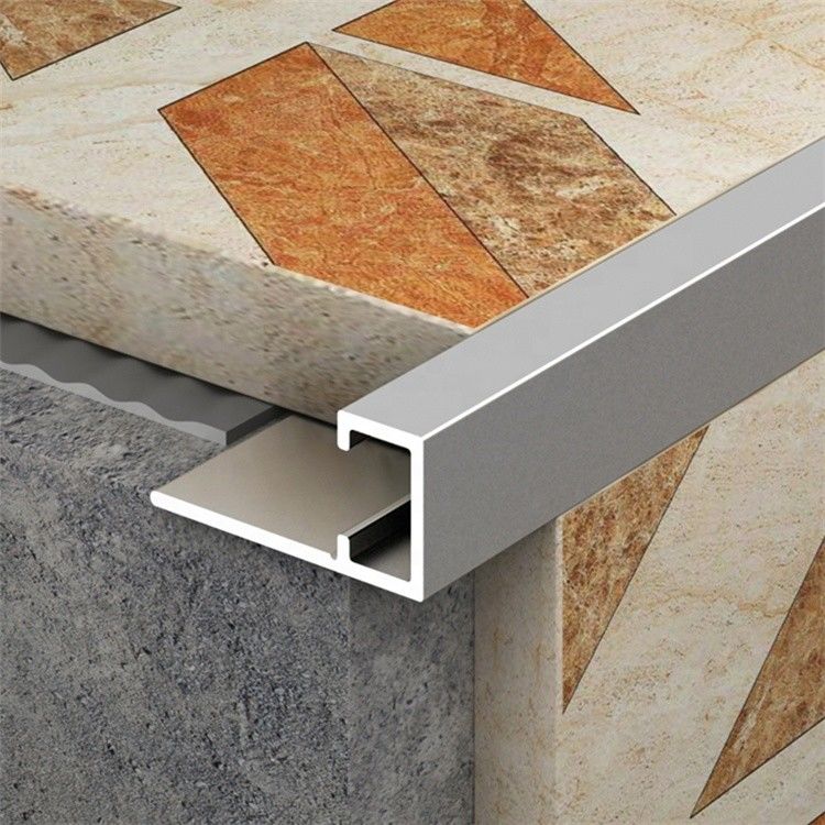 De vrije Steekproefoem Logo Customized Tile Corner Trim Versiering van de Aluminiumkeramische tegel