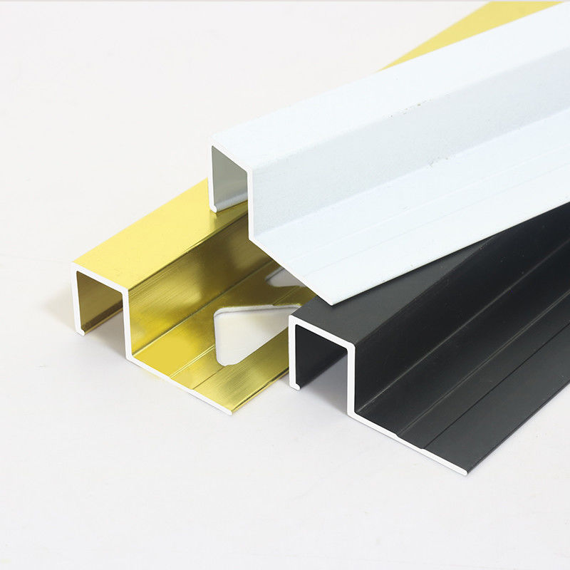 Hoog - van het de Beschermingsaluminium van de kwaliteitsrand van de de Tegelversiering van de het Aluminium de Ceramische Muur Versiering van de de Hoektegel