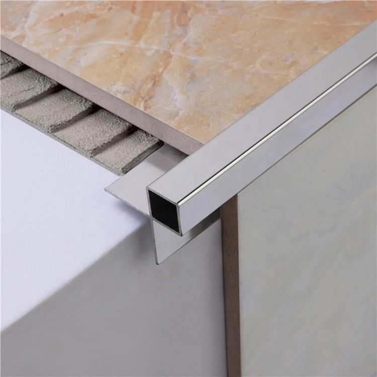 Opgepoetste 8mm Geborstelde Chrome-Tegelversiering ISO9001