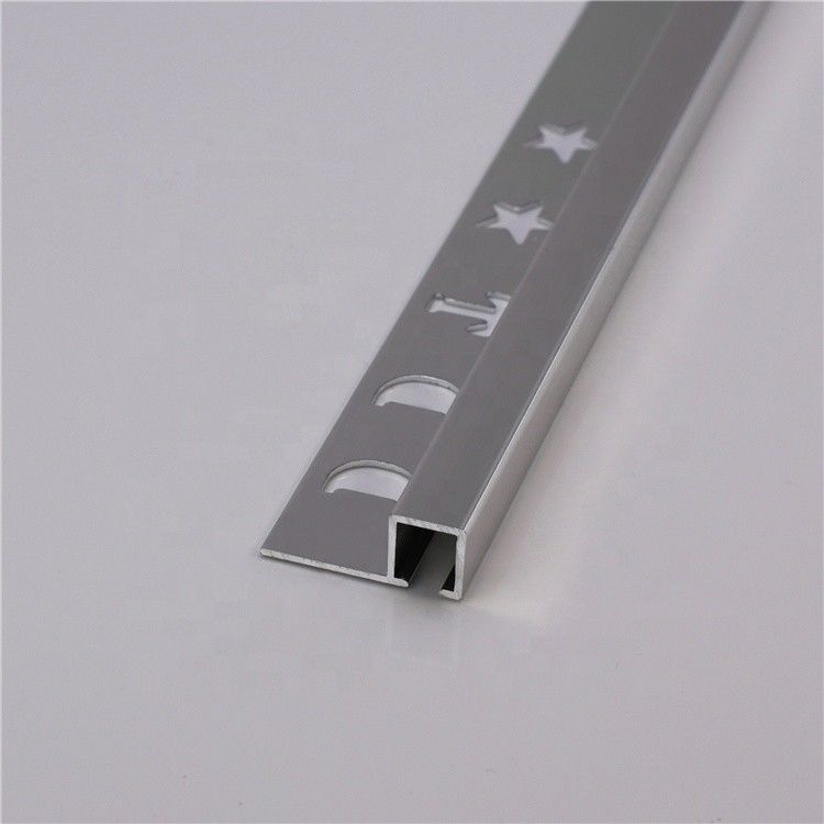 25mm van de het Aluminiumhoek van de Aluminiumtegel Versiering Opgepoetste de Tegelversiering