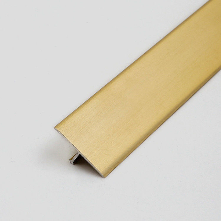 Aluminium die de Gouden Vorm van de de Tegelversiering T van de Aluminium Vierkante Rand anodiseren