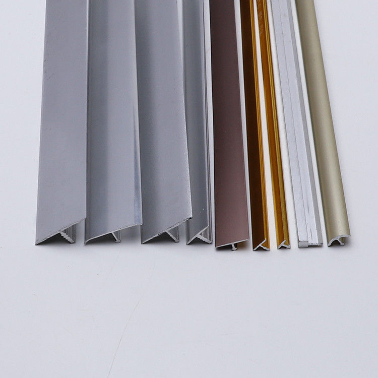 Aluminium die de Gouden Vorm van de de Tegelversiering T van de Aluminium Vierkante Rand anodiseren